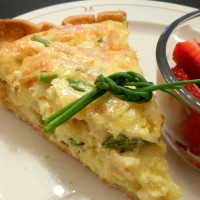 Asparagus and Swiss Cheese Quiche Recipe | Allrecipes image