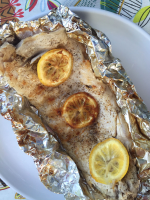 Fish In Foil Packets Recipe With Lemon Butter – Grilled or ... image