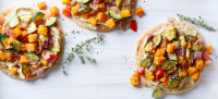 Vegetable Pitas with Everything Spice Hummus - Forks Over ... image