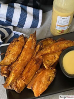 Air Fryer Sweet Potato Wedges - Recipe This image