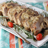 Pork Ribeye Roast with Mushroom Gravy | Renee's Kitchen ... image