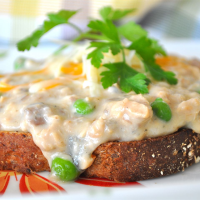 Creamed Salmon on Toast Recipe | Allrecipes image
