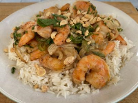 Green Curry with Shrimp Recipe | Jeff Mauro | Food Network image
