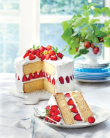 Strawberry Dream Cake Recipe | MyRecipes image