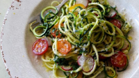 Zucchini spaghetti Recipe - Good Food image