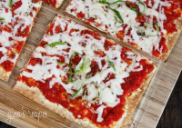 Lavash Flatbread Pizzas - Skinnytaste image