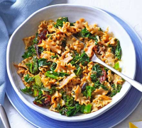 Creamy pesto & kale pasta recipe | BBC Good Food image
