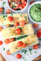 Crispy Air Fryer Chicken Chimichangas — Let's Dish Re… image