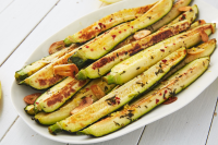 Best Baked Zucchini Recipe - How To Roast Zucchini - Delish image