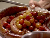 Roasted Sausages and Grapes Recipe - Food Network image