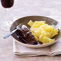 Easy Short Ribs Braised in Red Wine Recipe | Food & Wine image