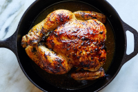 ROAST CHICKEN WITH MAPLE BUTTER AND ROSEMARY RECIPES