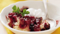 Berry Best Upside-Down Cake Recipe - BettyCrocker.com image