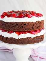 Easy Black Forest Cake {With Cake Mix} - CakeWhiz image