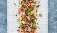 Mary Berry's Poached Side of Salmon with Asparagus and ... image