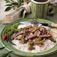 Chinese Pepper Steak Recipe: How to Make It image