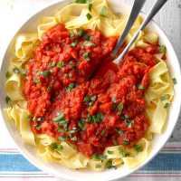 HOMEMADE SPAGHETTI SAUCE WITH GARDEN TOMATOES RECIPES
