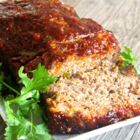 Brown Sugar Meatloaf with Ketchup Glaze Recipe | Allrecip… image