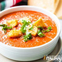 Tomato Basil Soup Recipe (Applebee's Copycat) + Video image