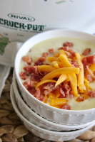 EASY CROCKPOT POTATO SOUP WITH FROZEN HASH BROWNS RECIPES