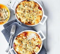 Cod, cauliflower & chorizo mornay recipe | BBC Good Food image