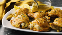 Lemon and Garlic Baked Chicken Thighs - Food & Wine image
