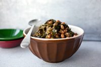 Black-Eyed Peas With Collard Greens Recipe - NYT Cooking image