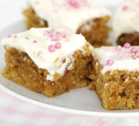 Carrot cake traybake recipe - BBC Good Food image