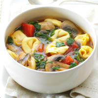 Mushroom Tortellini Soup Recipe: How to Make It image