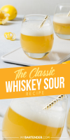 Whiskey Sour Cocktail Recipe - MyBartender image