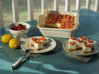 Strawberry Lemon Cheesecake Bars Recipe | Kardea Brown ... image