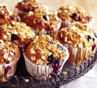 Banana & blueberry muffins recipe - BBC Good Food image