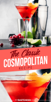 Cosmopolitan Cocktail Recipe - MyBartender image