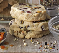 Pistachio & cranberry cookies recipe - BBC Good Food image