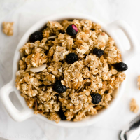 Healthy Blueberry Granola | Amy's Healthy Baking image
