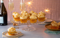 Best Champagne Cupcakes Recipe - How to Make Champagne ... image
