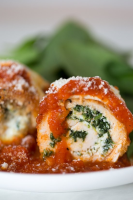 Chicken Rollatini with Spinach alla Parmigiana - Skinnytaste image