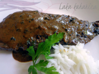 Steak With Black Pepper Sauce Recipe - Food.com image