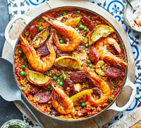 Paella in the oven recipe - BBC Good Food image