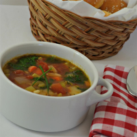 Judy's Hearty Vegetable Minestrone Soup Recipe | Allre… image