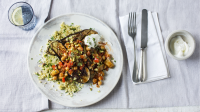Moroccan vegetables with couscous recipe - BBC Food image