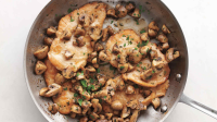Chicken with Mushrooms Recipe | Martha Stewart image