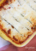 Zucchini Lasagna Recipe - Skinnytaste image