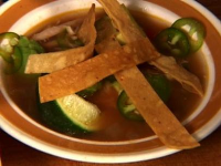Mexican Tortilla Chicken Soup Recipe - Food Network image