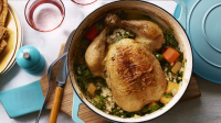 Pot-roast chicken recipe - BBC Food image