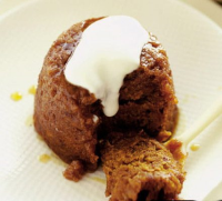 Lighter sticky toffee puddings recipe - BBC Good Food image