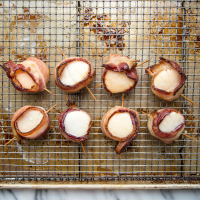 Bacon-Wrapped Scallops Recipe - Kay Chun - Food & Wine image