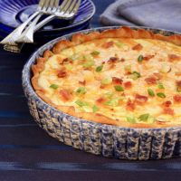 Bacon, Cheese, and Caramelized Onion Quiche Re… image