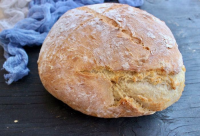 Rustic Italian Crusty Bread Recipe Video - CiaoFlorentina image