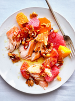 Roast Salmon With Citrus and Coconut-Chile Crunch Recipe ... image